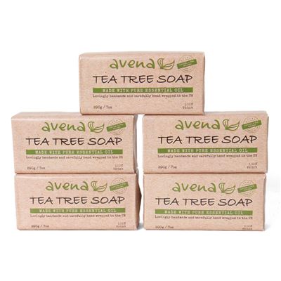 Tea Tree Soap 200g Bar. Free Bar Offer! 5 Bars For The Price of 4!